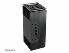 AKASA skříň Turing FX, fanless case, černá