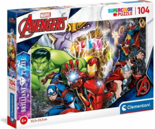 Puzzle 104 elementy Marvel 