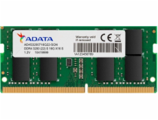 Paměť pro notebook ADATA Premier, SODIMM, DDR4, 16 GB, 3200 MHz, CL22 (AD4S320016G22-SGN)