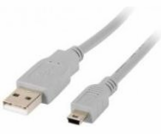  LANBERG USB MINI (M) na USB-A (M) 2.0 kábel 1,8m, sivý (...