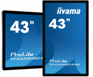 Dotykový monitor IIYAMA ProLite TF4339MSC-B1AG, 43  capac...