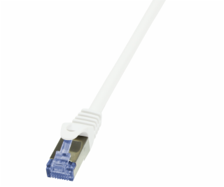 LogiLink Patchcord, CAT6A, S/FTP, PIMF, 0.25m, biały (CQ3...