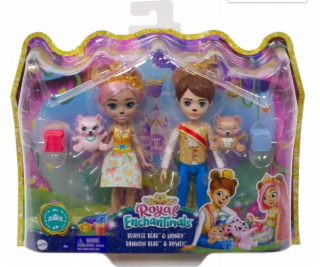 Mattel Enchantimals Royal Dolls Braylee &amp; Bannon Bear...