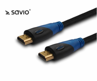 Elmak HDMI - HDMI kabel 5m černý (SAVIO CL-49)