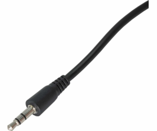 Kabel Akyga Jack 3.5mm - Jack 3.5mm 2m czarny (AK-AV-12)