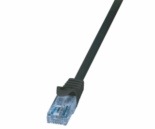 LogiLink RJ-45/RJ-45, kat.6A, U/UTP, czarny, 7.5m (CP3083U)