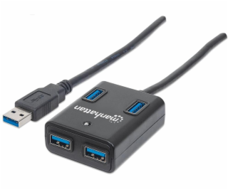 HUB USB Manhattan 4x USB-A 3.0 (162296)