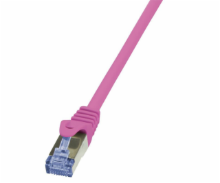 LogiLink Patchcord Cat.6A, S/FTP, 1,5m, różowy (CQ3049S)