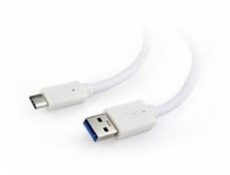 Gembird kabel USB 3.0 (AM) na USB 3.1 (CM), 0.5 m, bílý