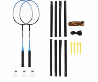 NILS NRZ012 STEEL badminton set 2 rackets + 3 shuttlecock...