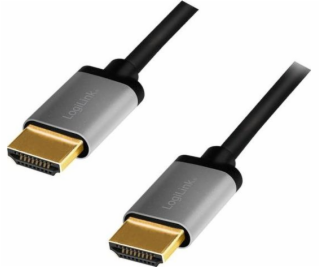 Kabel HDMI 4K/60Hz, aluminium 2m Czarny 