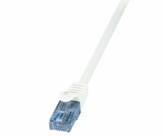 LogiLink RJ-45/RJ-45, kat.6A, U/UTP, biały, 2m (CP3051U)