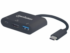 Stacja/replikátor Manhattan USB-C (152037)