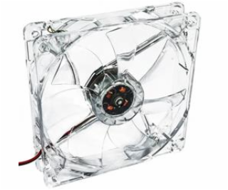 Akyga ventilátor 120mm MOLEX 4 LED/bílá 