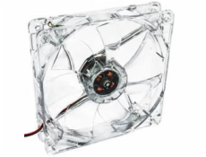 Akyga ventilátor 120mm MOLEX 4 LED/bílá 