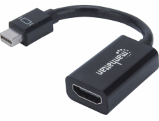 Adapter AV Manhattan DisplayPort Mini - HDMI czarny (151528)