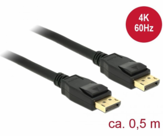 Kabel Delock DisplayPort - DisplayPort 0.5m czarny (85506)