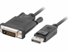 Lanberg DisplayPort - DVI-D kabel 1m černý (CA-DPDV-10CU-0010-BK)