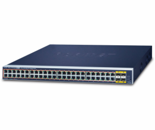 Planet GS-4210-48P4S PoE switch L2/L4, 48x 1000Base-T, 4x...