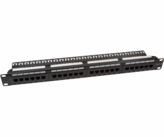 LogiLink Patchpanel 19   kat. 6, 24-portowy, UTP, czarny ...