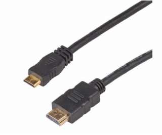 Kabel Akyga HDMI Mini - HDMI 1m czarny (AK-HD-10M)