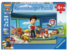 Puzzle 2x24 dílků Paw Patrol team