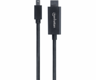 Kábel Manhattan DisplayPort Mini - HDMI 1.8m czarny (153287)