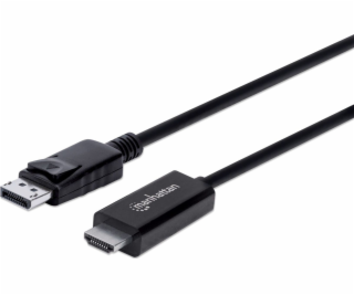 Kábel Manhattan DisplayPort - HDMI 3m czarny (153218)