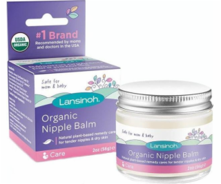 Lansinoh LAN-ORGANIC NIP LOTION + opakovane použiteľné vl...