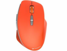 CANYON myš optická bezdrátová MW-21R, nastavitelné rozlišení 800/1200/1600 dpi, 7 tl, USB reciever, červená