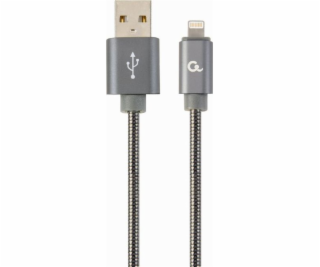 Gembird nabíjecí kabel Lightning 8-pin (M) na USB 2.0 (M)...