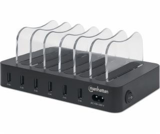 Manhattan Charger 6-port Power Station 6x USB-A 5V 2.4A 50W