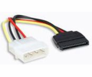 Manhattan Molex - SATA, 0.16m, Wielokolorowy (342766)