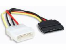 Manhattan Molex - SATA, 0.16m, Wielokolorowy (342766)