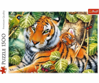 Puzzle 1500 dielikov Dva tigre