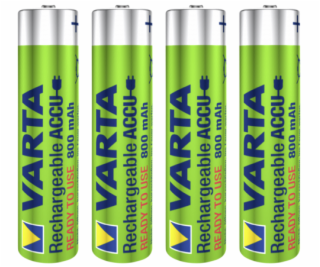 10x4 Varta Rechargeable Accu NiMh 800 mAh Micro VPE Innenk.