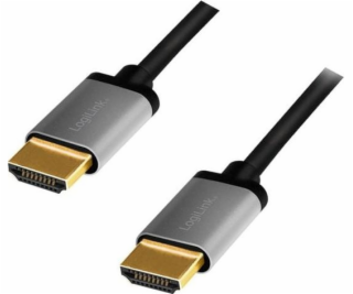 Kabel LogiLink HDMI - HDMI 1m szary (CHA0100)