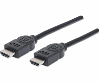 Kábel Manhattan HDMI - HDMI 1.8m czarny (306119)