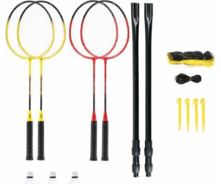 NILS NRZ264 ALUMINIUM badminton set 4 rackets 3 perie dar...