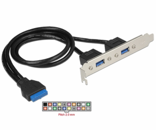 Delock Záslepka 1 x 19 pin USB 3.0 pin konektor samice in...