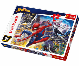 Puzzle 24 prvků Maxi - Fearless Spider-Man