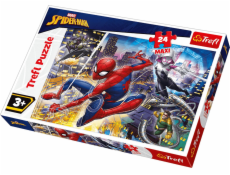 Puzzle 24 prvků Maxi - Fearless Spider-Man