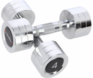 Chrome dumbbells 2x4 kg HMS CHD04