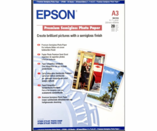 EPSON A3, Premium Semigloss Photo Paper (20 listov)