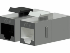 Keystone adaptér CAT6 RJ45-RJ45 Kovové stínění - CAT6 RJ45-RJ45 Kovové stínění