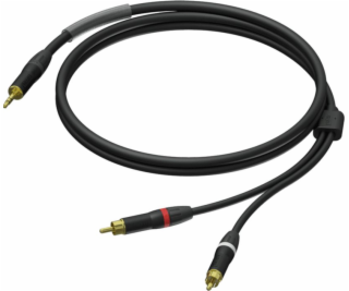 Samec 3,5mm kabel – 2x RCA / Cinch RCA / CinchUltraflex 1...