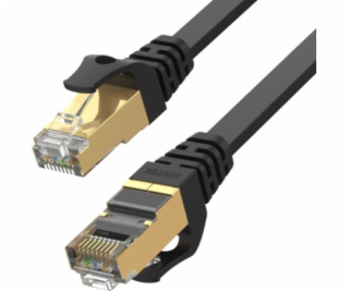 Unitek RJ45, kat. 7, SSTP, 1m, czarny (C1897BK-1M)