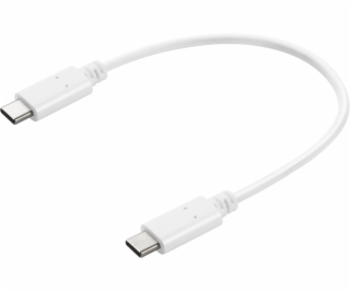 Sandberg 136-30 USB-C to USB-C Charge cable 0.2m white