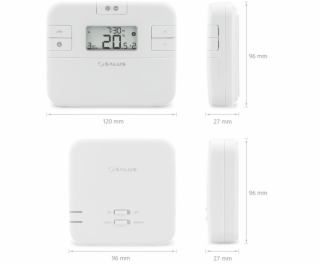 SALUS RT510RF - Bezdrátový programovatelný termostat