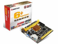 BIOSTAR, INTEL H61, Socket 1155, uATX, GbE 